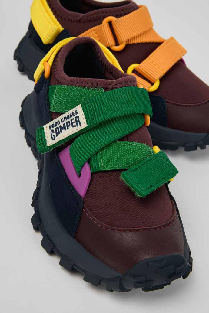 Twins Multicolor Textile and Nubuck Sneakers for Kids.