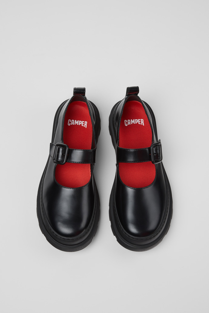 Brutus+ Black Leather Moccasins for Women.