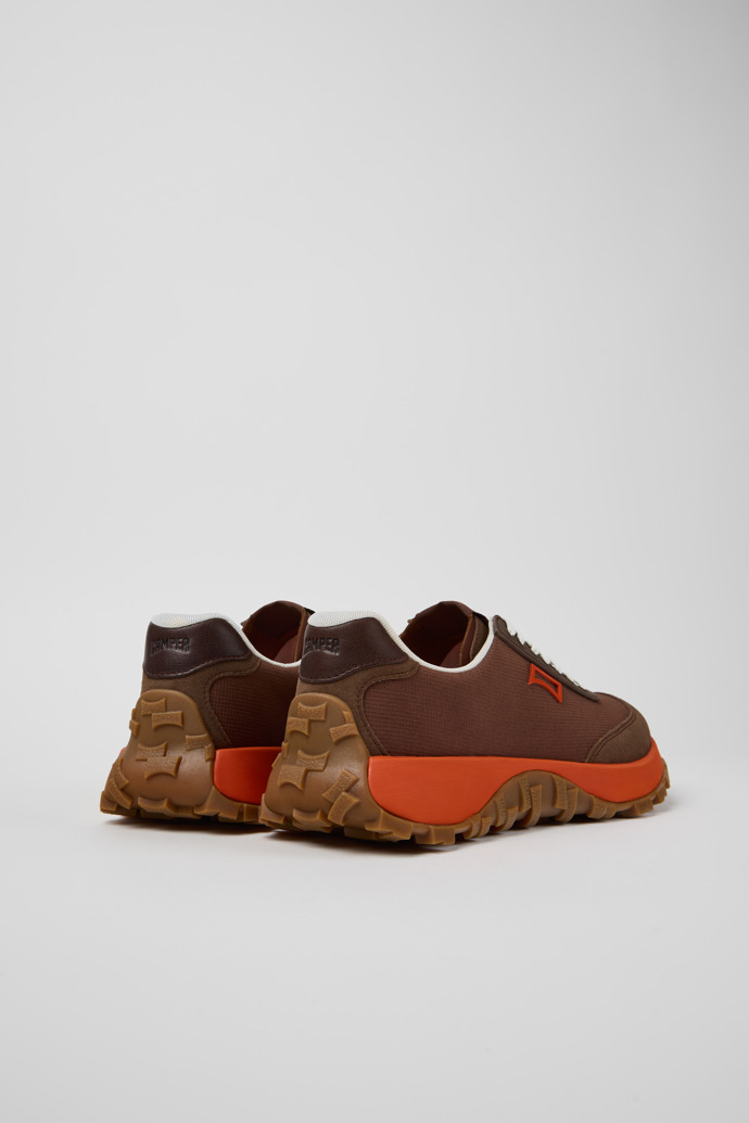 Drift Trail Brown Textile and Nubuk Sneakers for Men.