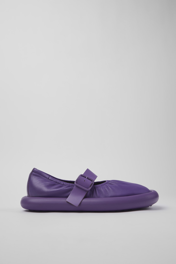 Aqua Purple Full-grain Low Shoe for Men