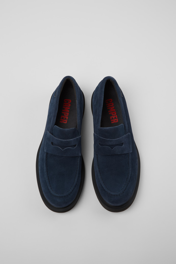 Norman Blue Nubuck Men's Shoes.