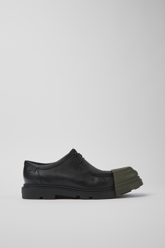 Junction Black responsibly raised leather shoes for men