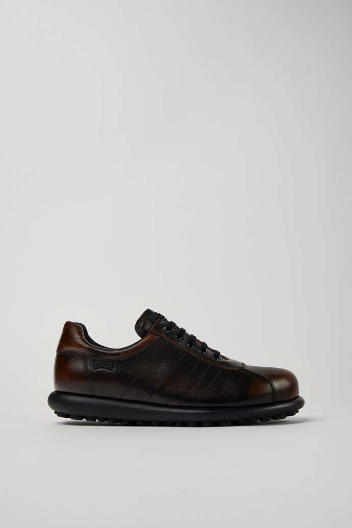 Pelotas Black-brown leather shoes for men