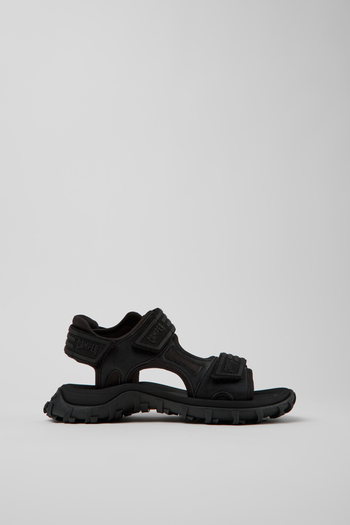 Drift Trail Sandal Black Leather Women's Sandals.
