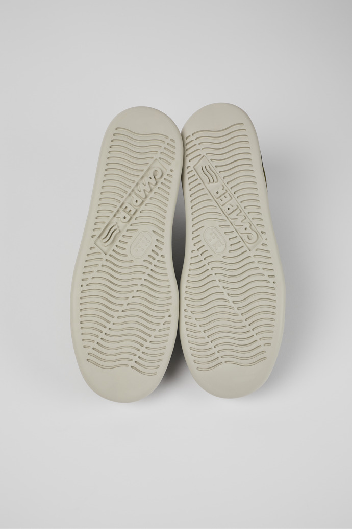 Runner Green Textile Boat Shoe for Men