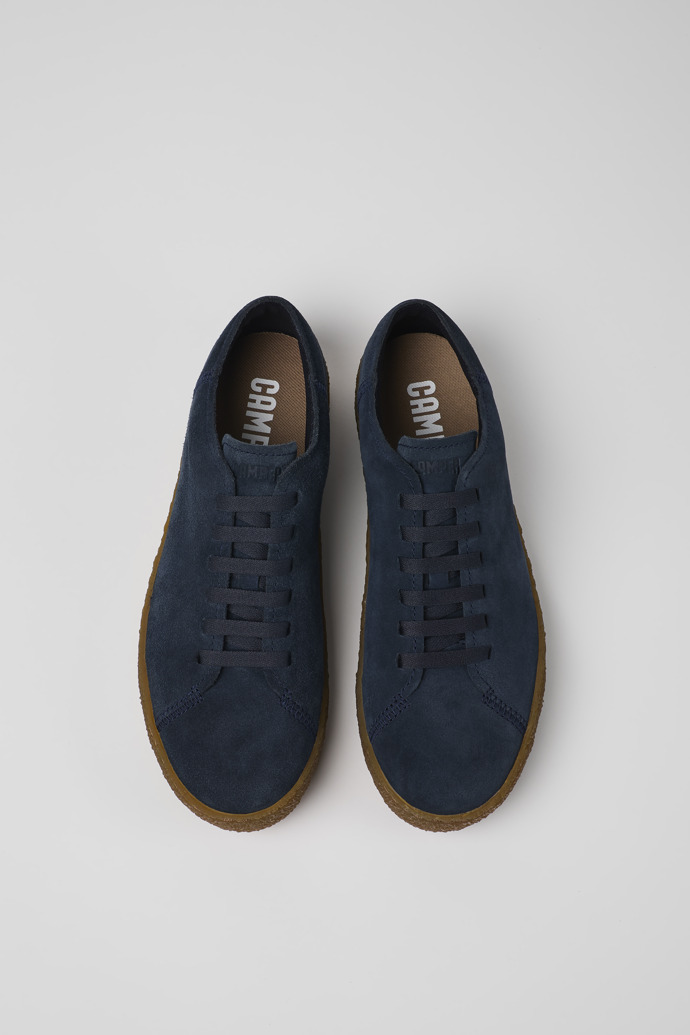 Peu Terreno Blue Nubuck Shoes for Men.