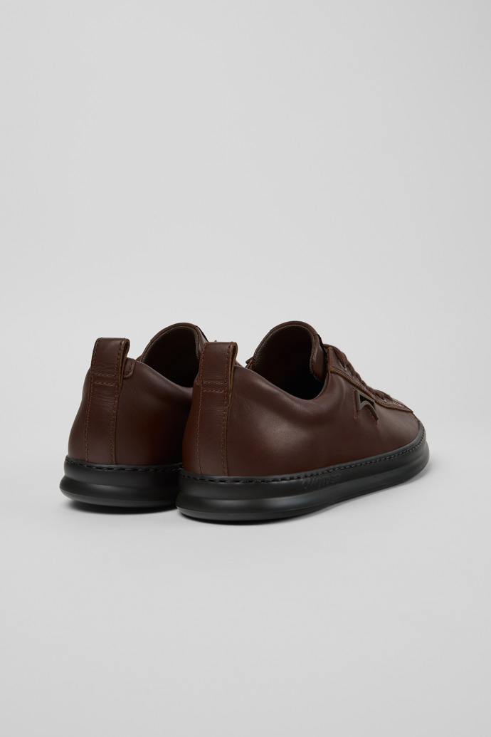 Runner Brown Leather Sneakers for Men.
