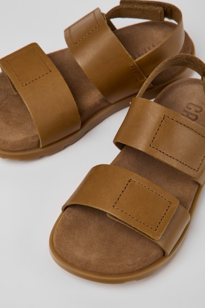 Brutus Sandal Brown leather sandals for kids