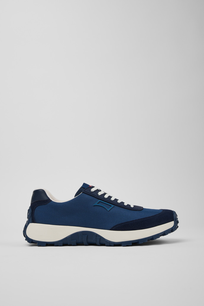 Drift Trail Blue Textile and Nubuck Sneakers for Men.