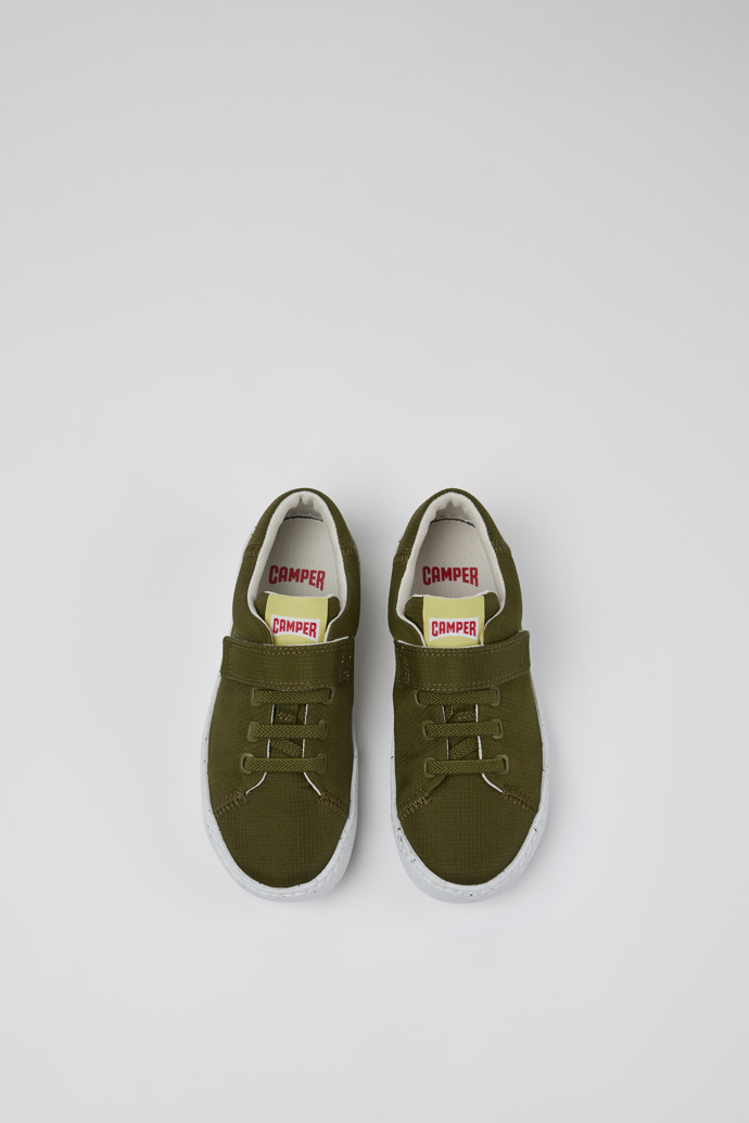 Peu Touring Green Textile Slip-on