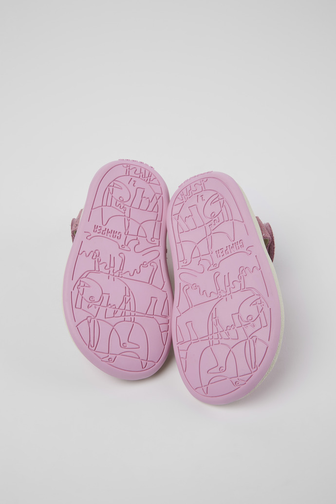 Bicho Pink Nubuck Sandal