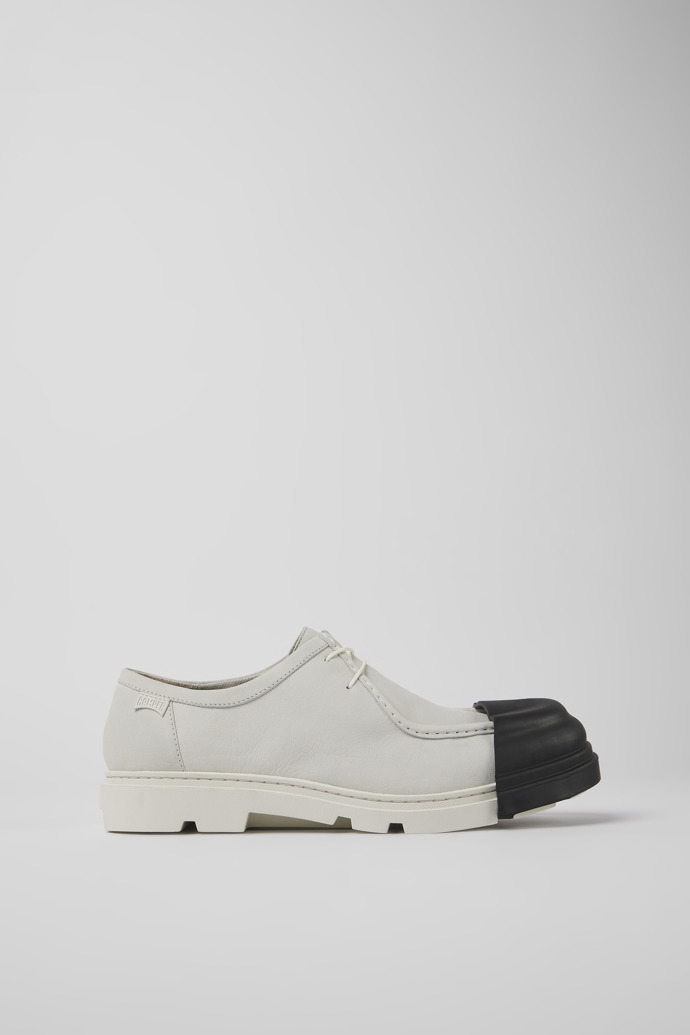 Junction White non-dyed leather shoes for men