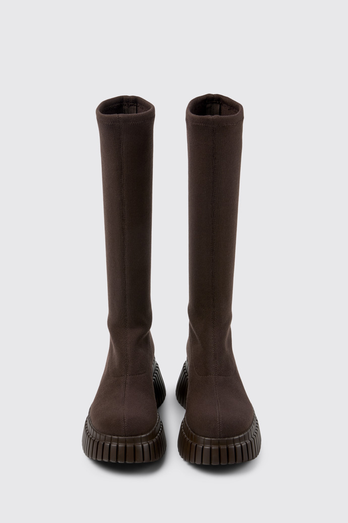 BCN TENCEL® Brown textile boots for women
