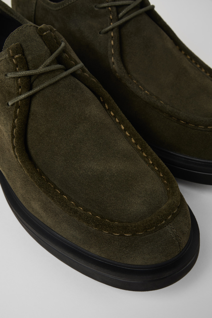 Norman Green Suede Shoes for Men.
