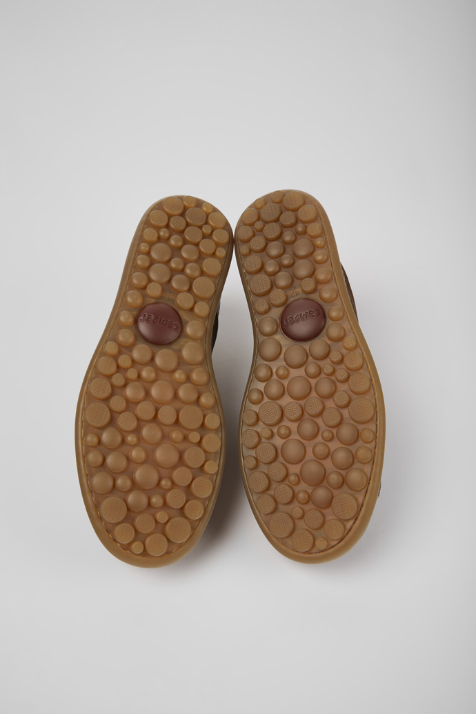 Pelotas Brown vegetable tanned leather  shoes for men