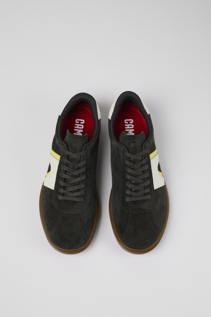 Pelotas Soller Dark Gray Nubuck/Leather Sneaker for Men