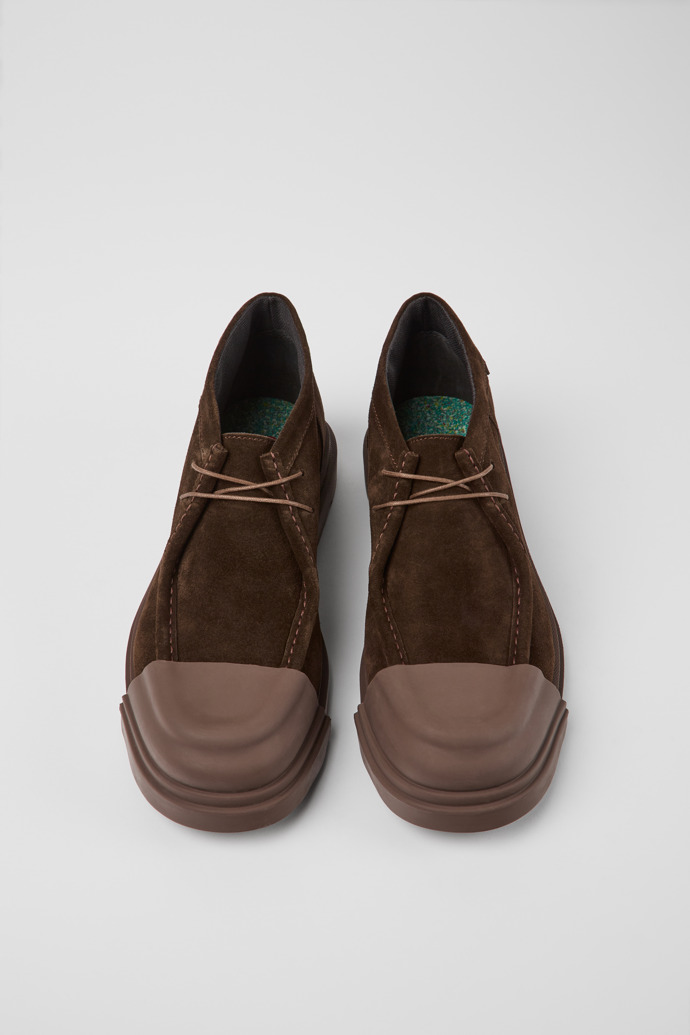 Junction Brown nubuck shoes for men