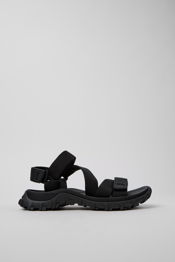 Drift Trail Sandal Black Recycled PET Sandals for Men.
