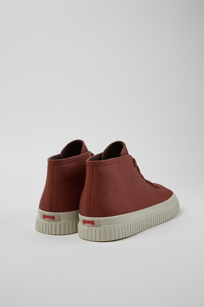 Peu Roda Red recycled cotton sneakers for men