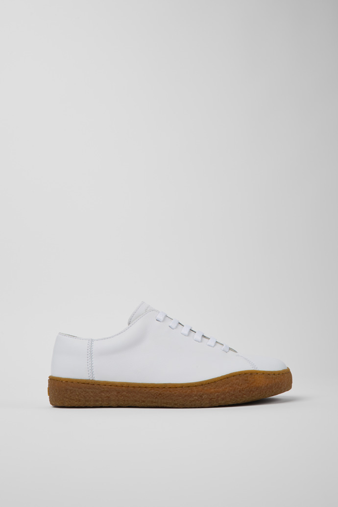 Peu Terreno White leather shoes for men