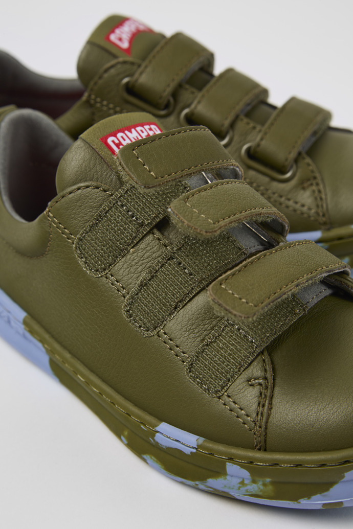 Runner Green Leather Sneaker