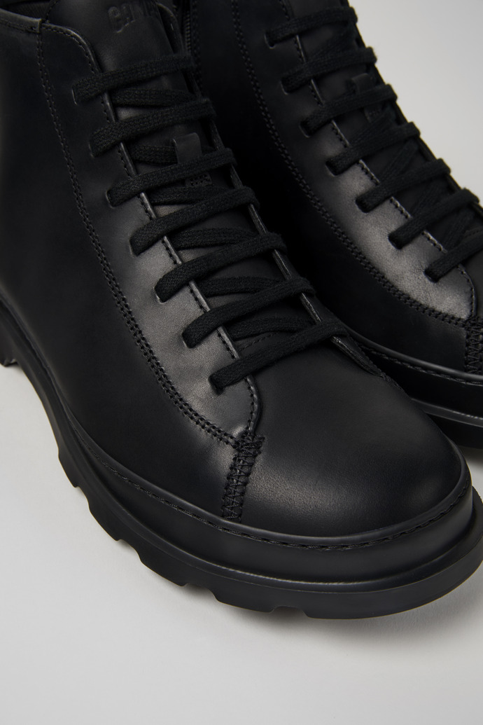 Brutus Black ankle boot for men