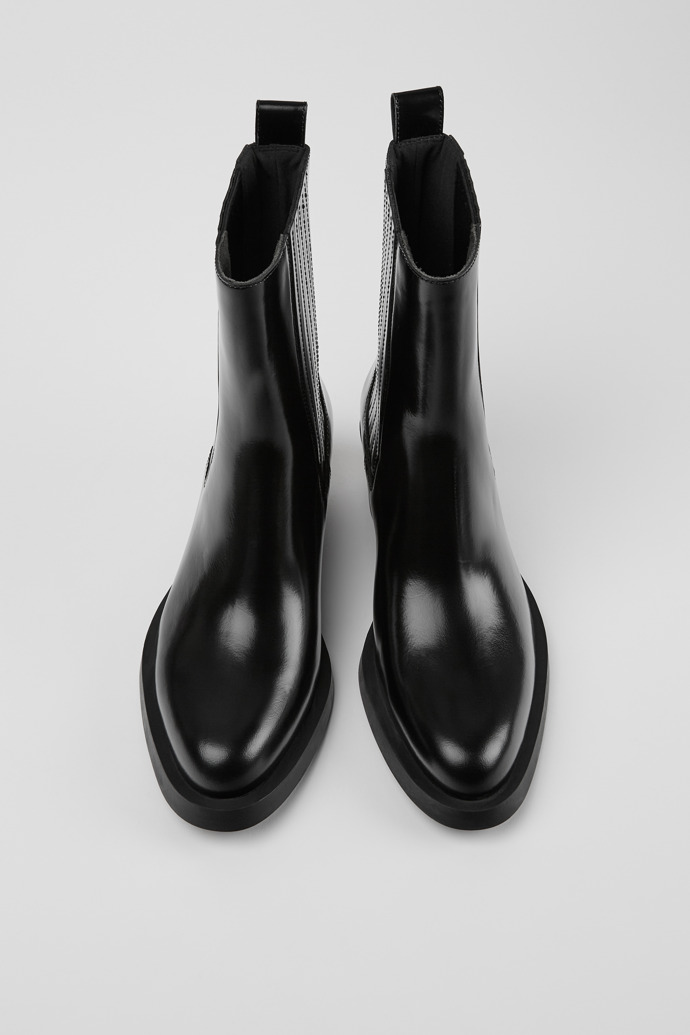Bonnie Black leather boots for women