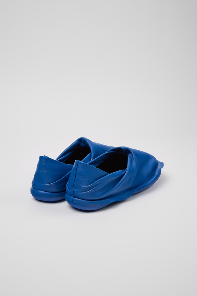 Camper x ISSEY MIYAKE - Peu Form Blue Leather Men's Shoes.