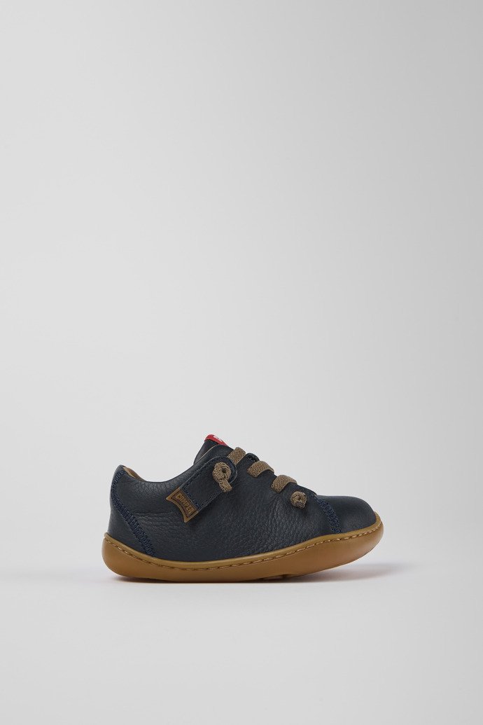 Peu Blue Leather Kids' Shoes.
