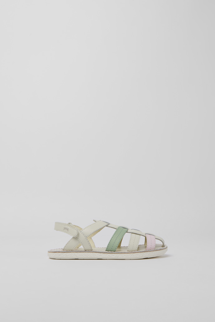 Miko Multicolored leather sandals for girls