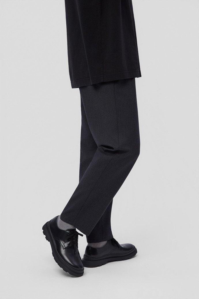 Brutus+ Black Leather Shoes for Men.