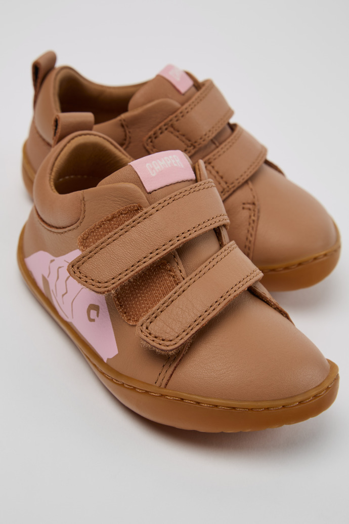 Twins Multicolor Leather Sneakers for Kids.