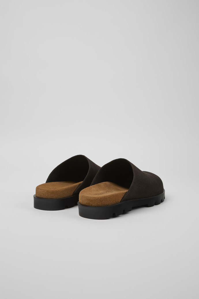 Brutus Sandal Gray Nubuck Clog for Women