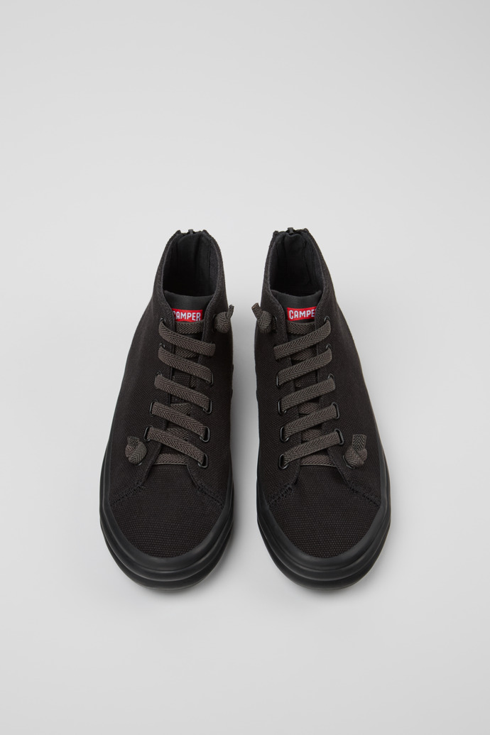 Hoops Black textile sneakers for women