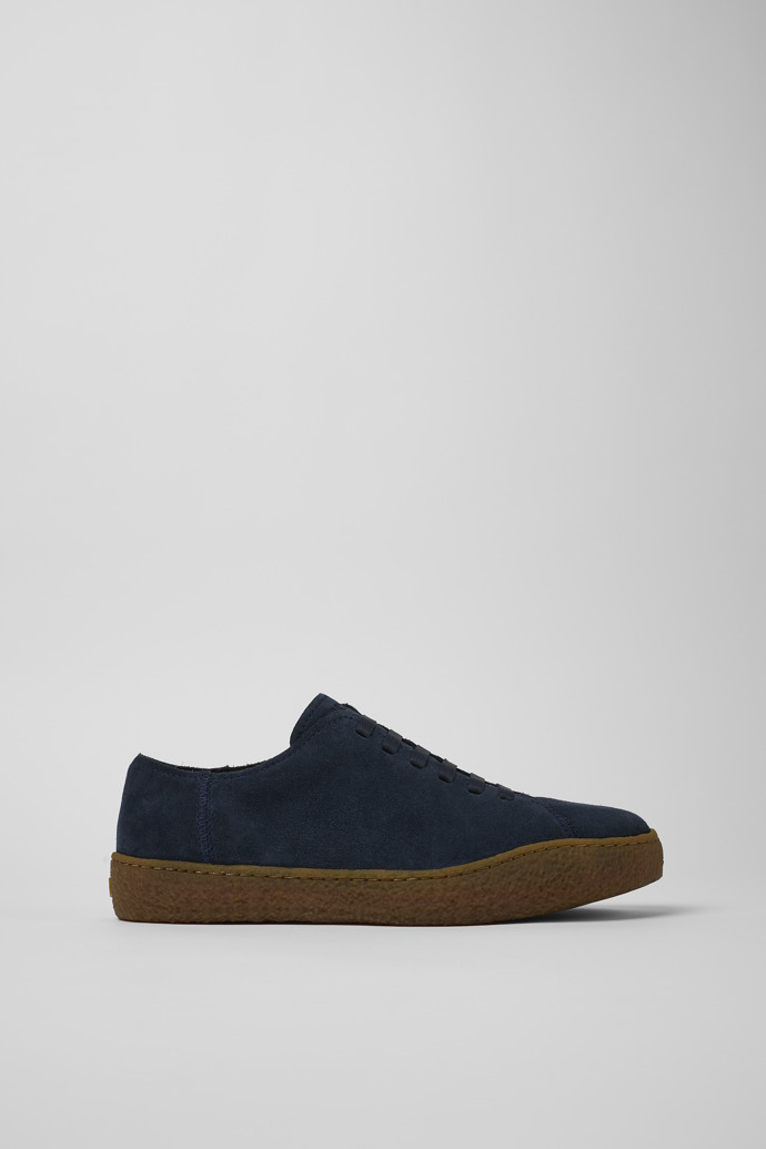 Peu Terreno Blue Nubuck Shoes for Men.