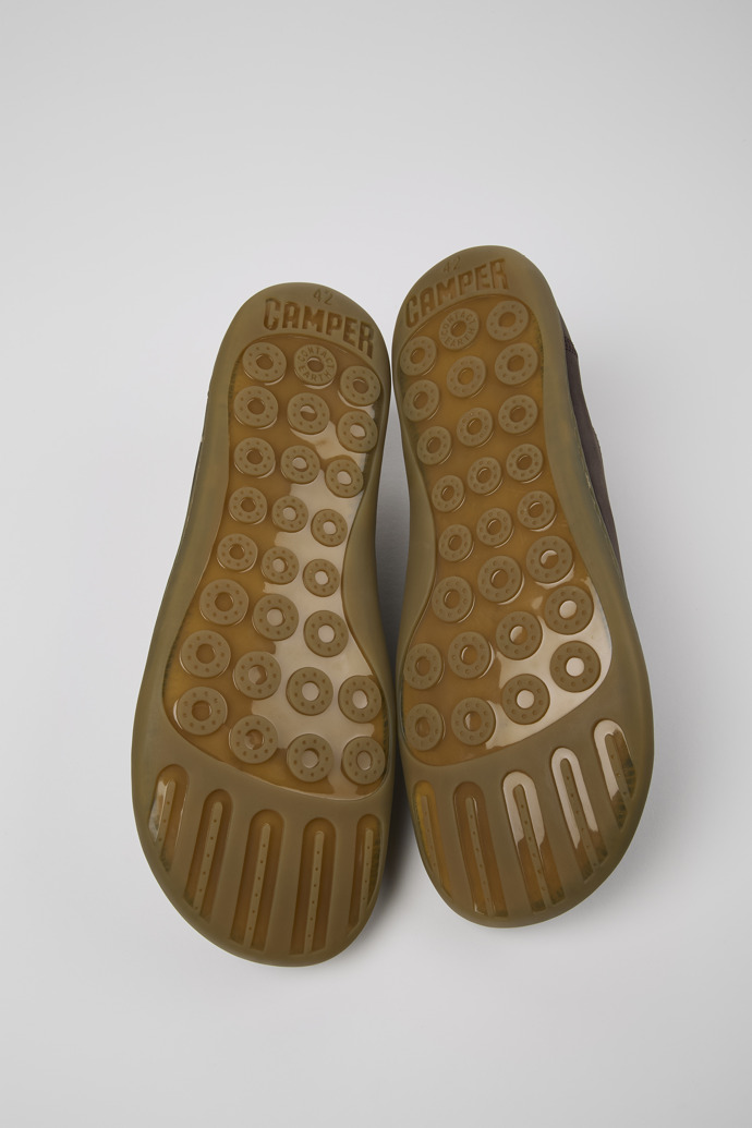 Peu Brown Nubuck and Leather Shoes for Men.