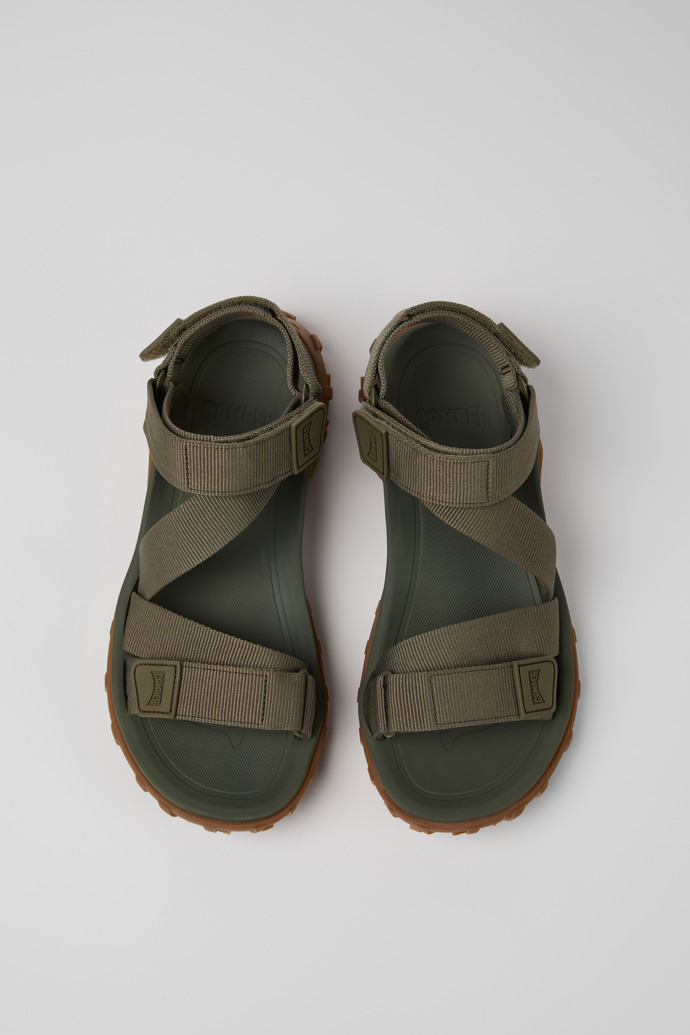 Drift Trail Sandal Green Recycled PET Sandals for Men.