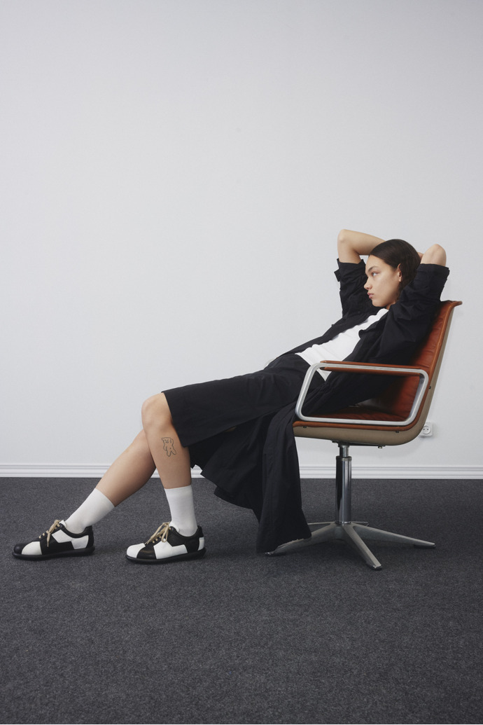 Twins Multicolor Leather Women's Shoe.