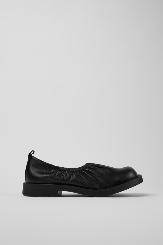 MIL 1978 Black leather ballerinas