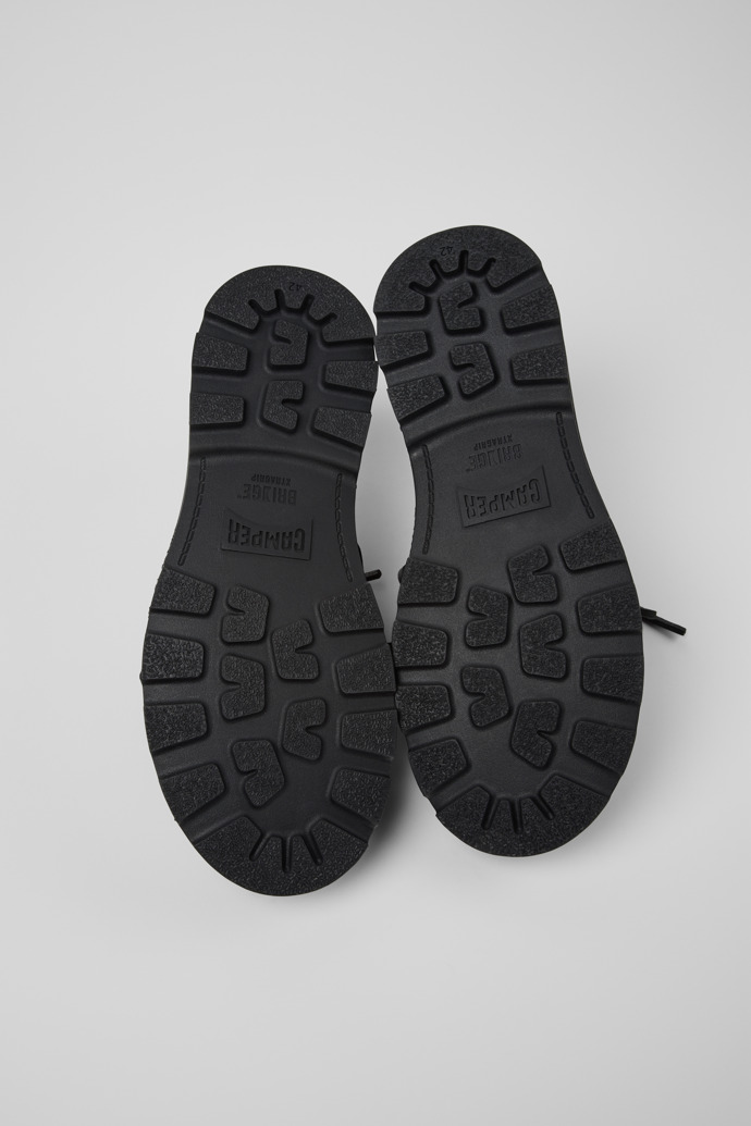 Brutus+ Black Leather Moccasins for Men.