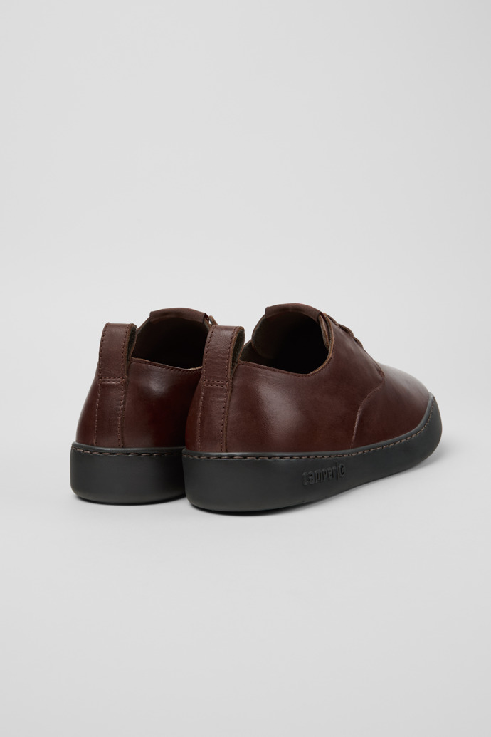 Peu Touring Brown Leather Shoes for Men.