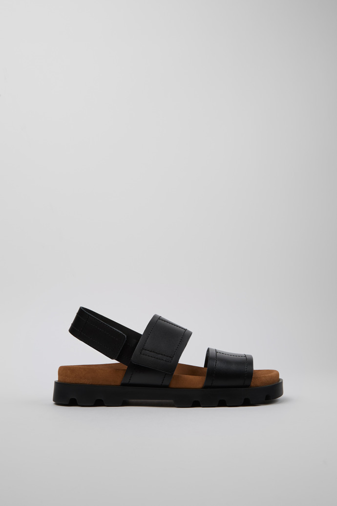 Brutus Sandal Black Leather Sandals for Women.
