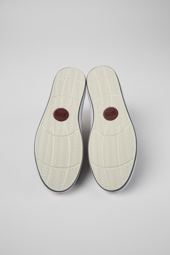 Andratx Blue Leather and Nubuck Sneakers for Men.