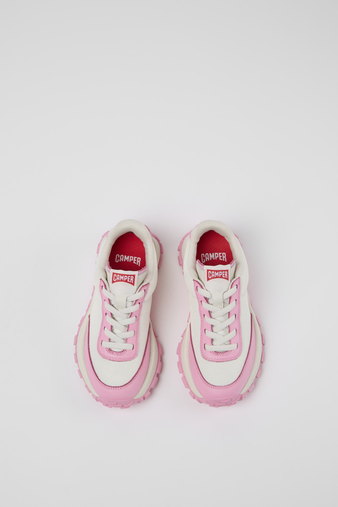 Drift Trail White Textile/Leather Sneaker