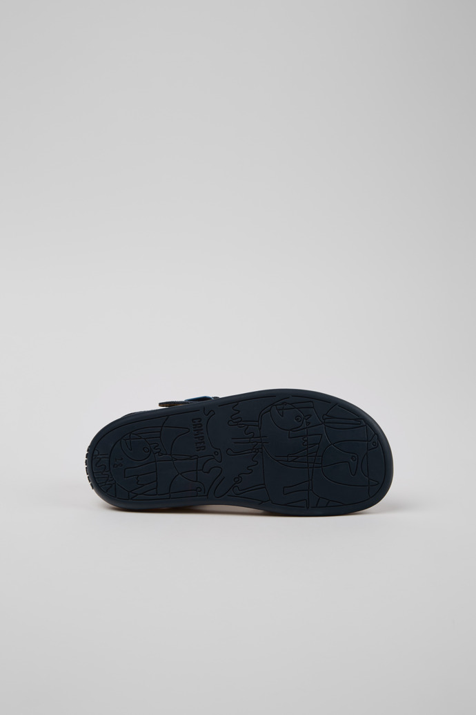 Bicho Blue Nubuck Kids' Sandal.