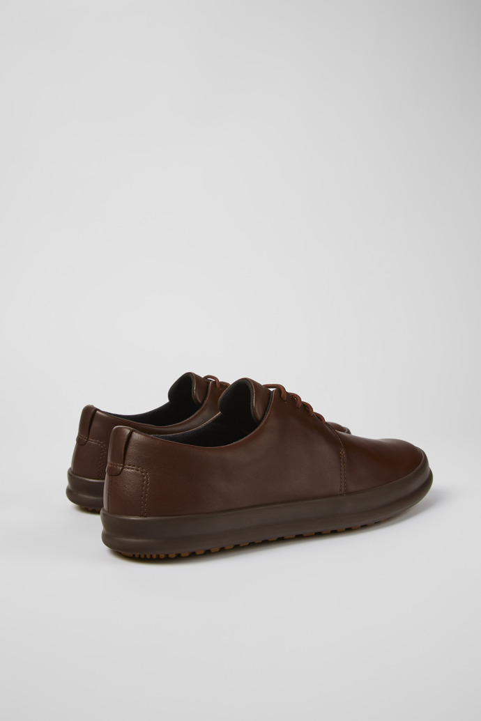 Chasis Brown Leather Shoes for Men.