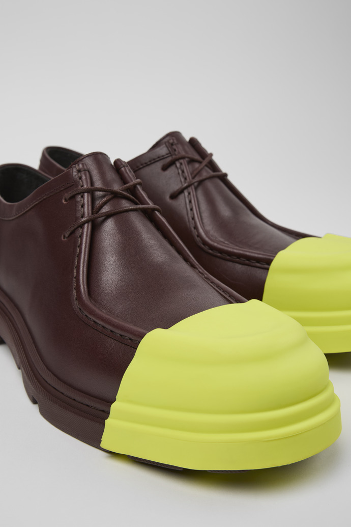 Junction Burgundy leather shoes for men