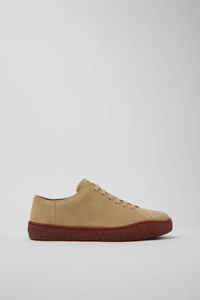 Peu Terreno Beige Nubuck Shoes for Men.