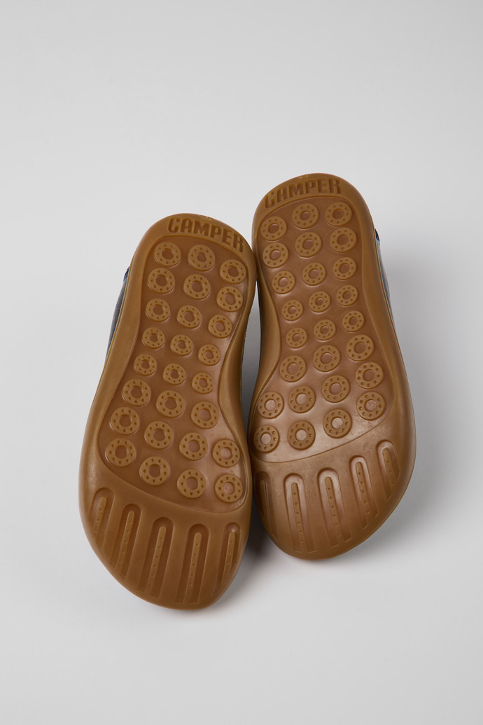 Peu Blue Leather Kids' Shoes.