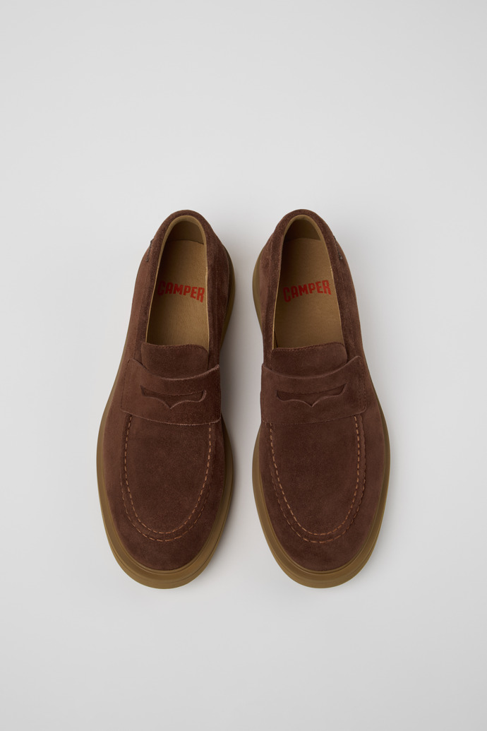 Norman Brown Suede Shoes for Men.